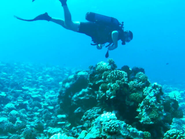 Barometer for diving